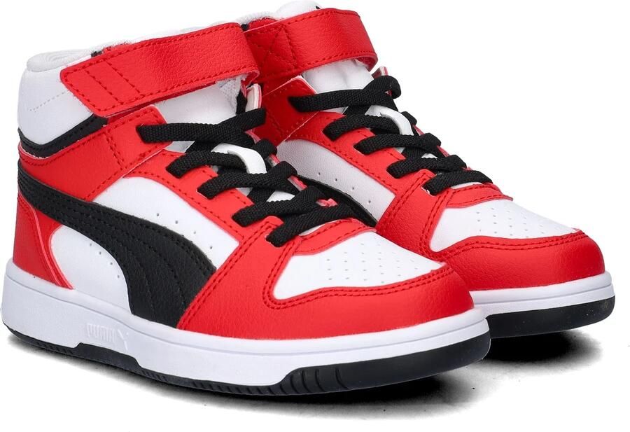 PUMA Rebound Slam Mid Ac+ Schoenen Rood 1 2 Kinderen - Foto 6