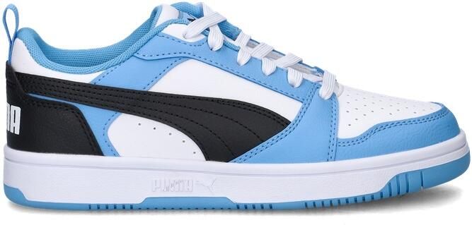 PUMA Rebound V6 Lo Jr Unisex Sneakers Team Light Blue- Black- White - Foto 2