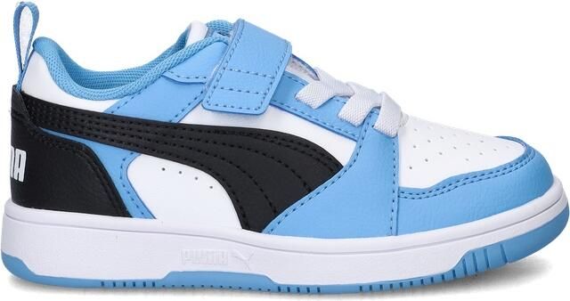 PUMA Rebound V6 Lo AC+ PS Unisex Sneakers Team Light Blue- Black- White - Foto 7
