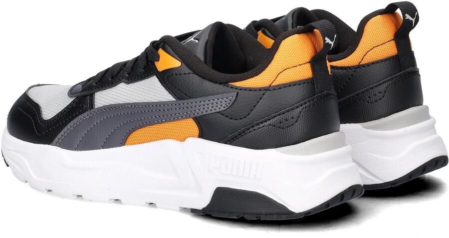 Puma Trinity 2 LT mesh sneakers lichtgrijs oranje - Foto 13