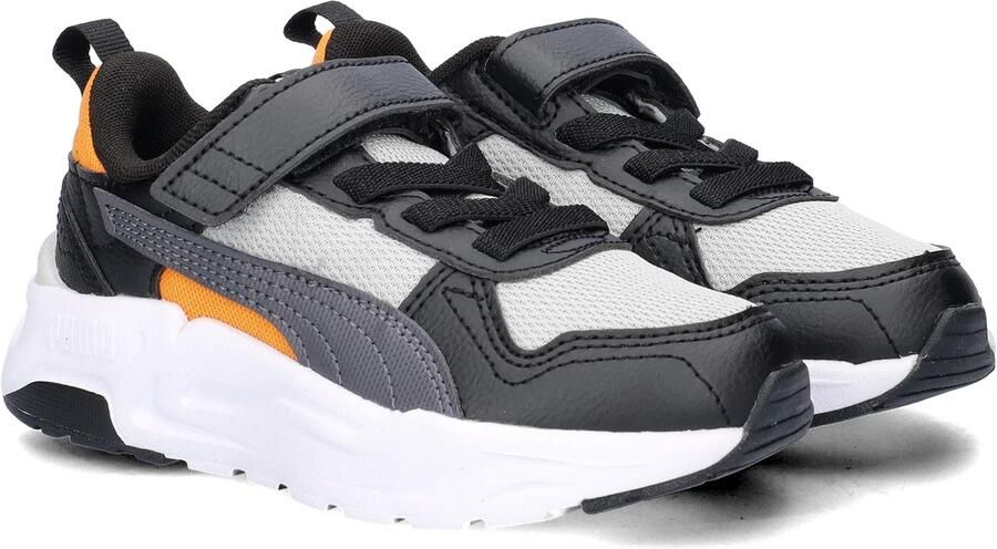 Puma Trinity mesh sneakers lichtgrijs zwart - Foto 6