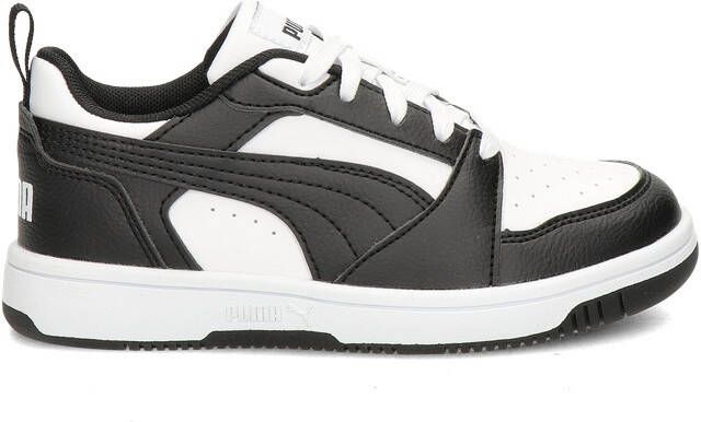 Puma Rebound V6 Low Jr Fashion sneakers Schoenen white black 37.5 beschikbare maaten:37.5