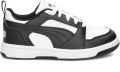 Puma Rebound V6 Lo sneakers wit zwart Jongens Meisjes Imitatieleer Meerkleurig 28 - Wit