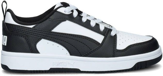 Puma Rebound V6 Low Jr Fashion sneakers Schoenen white black 37.5 beschikbare maaten:37.5