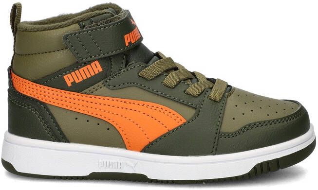 PUMA Rebound V6 Mid WTR AC+ PS Unisex Sneakers Dark Olive-Maple Syrup- Olive - Foto 5