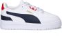 PUMA Shuffle Downtown Jr. kids sneaker Wit blauw - Thumbnail 2