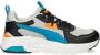 PUMA Trinity Lite Jr Unisex Sneakers Cool Light Gray-Tropical Blue- Black - Thumbnail 4
