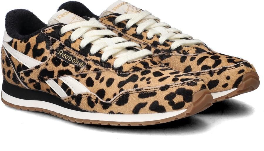 Reebok CLASSIC AZ CHEETAH BLACK CHALK Dames Sneakers Zwart cheetah - Foto 3