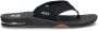 Reef Fanningblack Silver Heren Slippers Zwart Zilver - Thumbnail 4