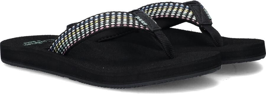 Reef BAJA ELANA BLACK FROSTY Dames Slippers black frosty - Foto 3