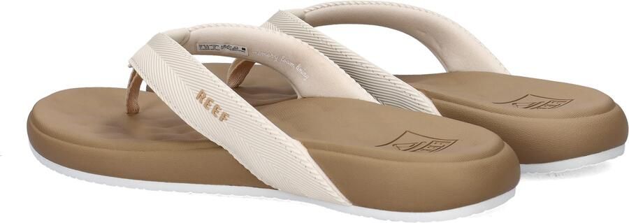 Reef Cushion Melody Sand Teenslippers Wit Synthetisch Dames - Foto 12