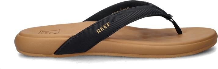 Reef CUSHION MELODY Dames Slippers Zwart Lichtbruin