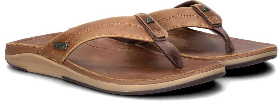 Reef Leather Offshore Heren Teenslippers Cj9057 Kleur Bruin - Foto 5