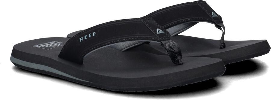 Reef The Layback black Teenslippers Zwart Synthetisch Heren Zwart - Foto 8