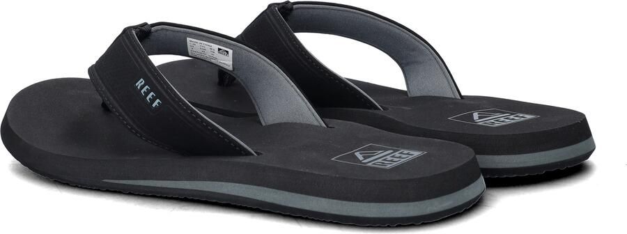 Reef The Layback black Teenslippers Zwart Synthetisch Heren Zwart - Foto 7