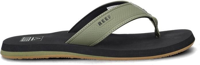 Reef The layback Black Olive Heren Slippers Teenslippers Groen - Foto 5