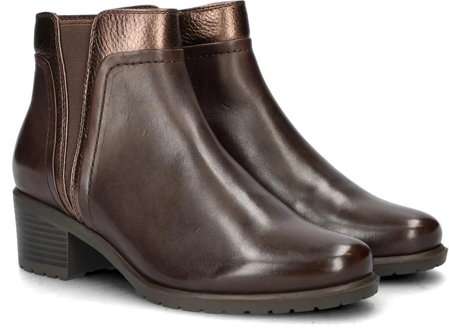 Regarde le ciel Zoya gevoerde leren enkellaarzen bruin - Foto 2