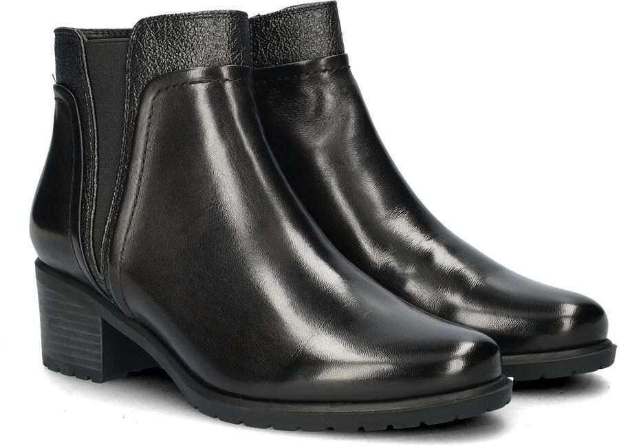 Regarde le ciel Zoya gevoerde leren enkellaarzen zwart - Foto 2