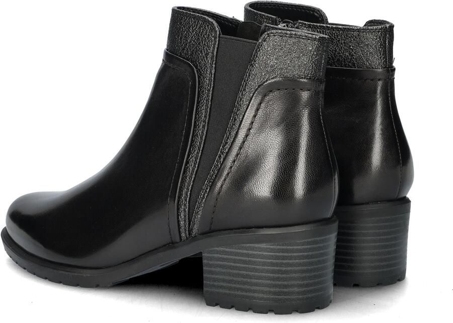 Regarde le ciel Zoya gevoerde leren enkellaarzen zwart - Foto 3