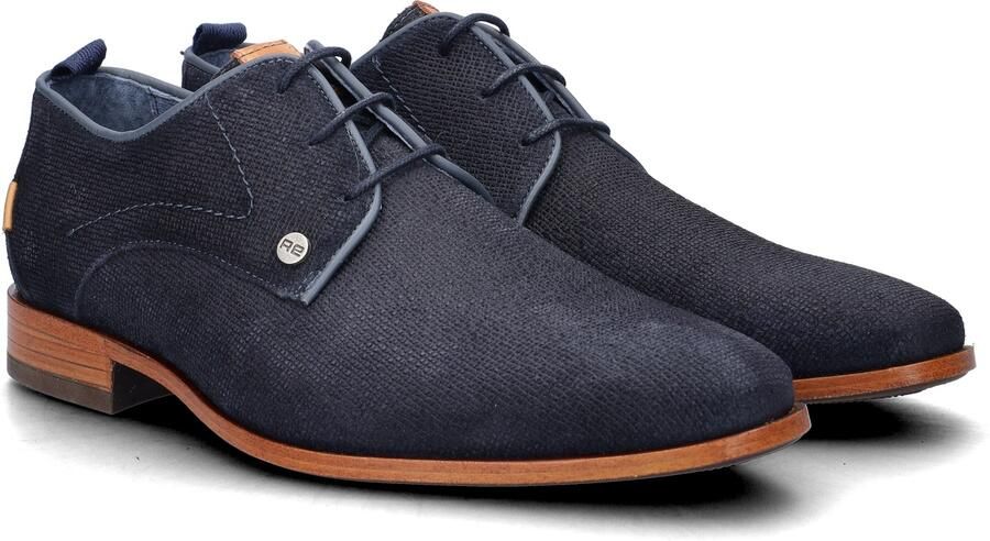 Rehab GREG WALL SUE 8100 DBLU heren veterschoenen gekleed blauw - Foto 6