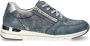 Remonte Blauwe Sneaker met Metallic Accenten Blue Heren - Thumbnail 4