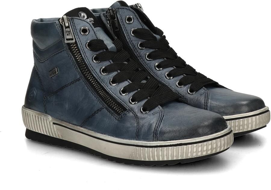 Remonte Veterschoenen platform lace-up ankle boots in crash look - Foto 5