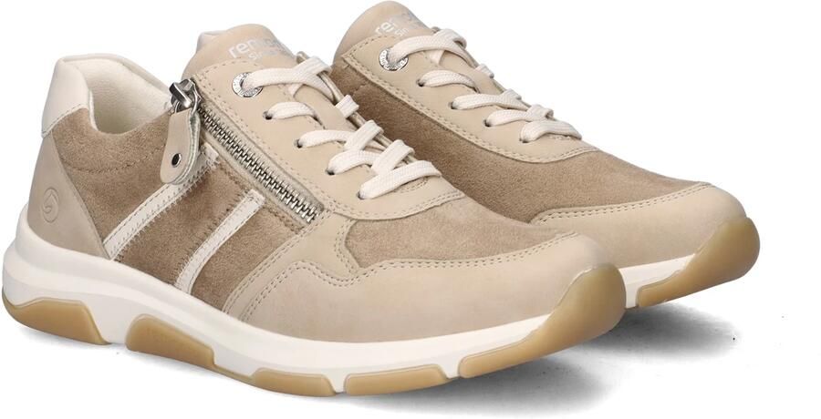 Remonte Sneakers met sleehak vrijetijdsschoen lage schoen veterschoen in vegan uitvoering - Foto 9
