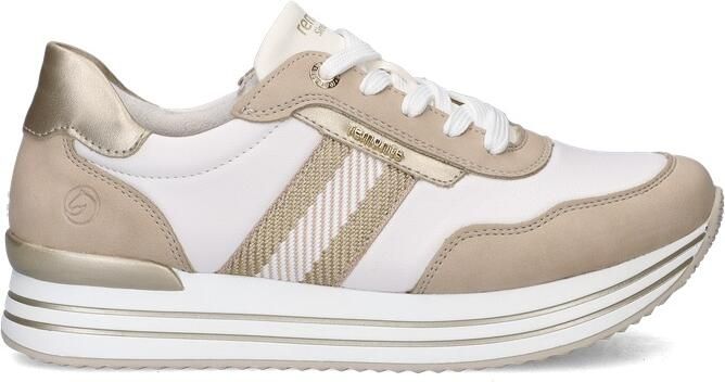 Remonte Sneakers Dames Beige - Foto 4