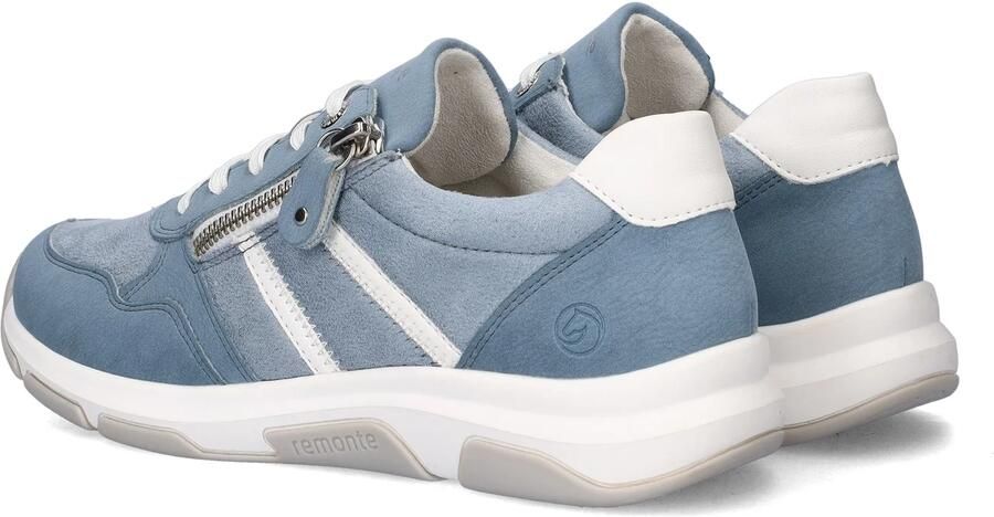 Remonte D1S04-10 Sneakers Blauw Leer en Suede Dames Blauw - Foto 11