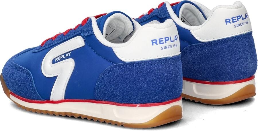 Replay Yard JR jongesn sneaker Kobalt - Foto 4