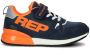 Replay Shoot Jr suède sneakers blauw oranje Jongens Suede Meerkleurig 32 - Thumbnail 3