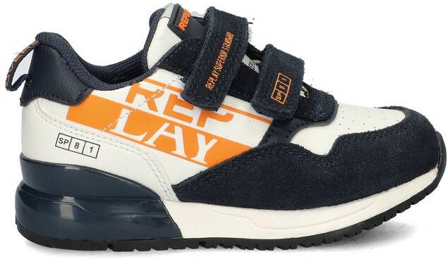 Replay Shoot Junior jongens sneaker Blauw wit