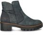 Rieker Stijlvolle leren enkellaarzen Blauw Dames - Thumbnail 44
