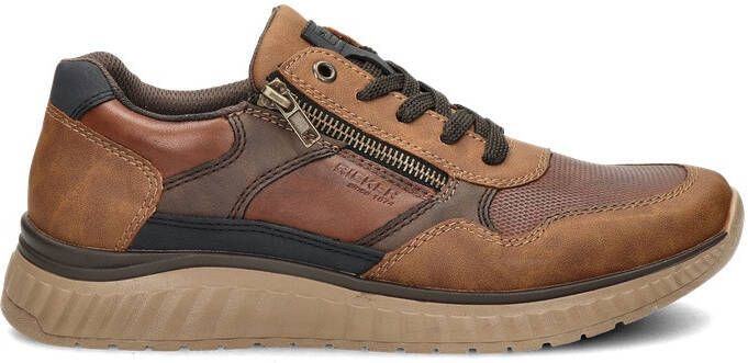 Rieker Comfortabele Herensneaker in Warme Bruine Tinten Brown Heren - Foto 7