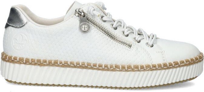 Rieker Sneakers met modieuze siernaad vrijetijdsschoen lage schoen veterschoen - Foto 6