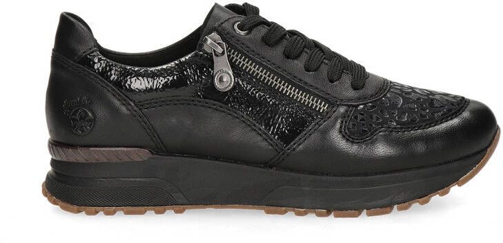 Rieker Basic Zwarte Sneaker Zwart Heren - Foto 3