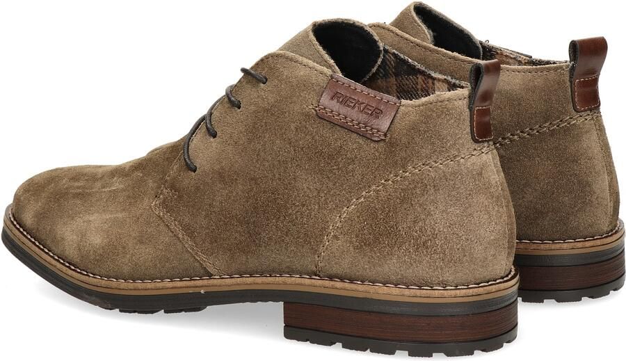 Rieker suède veterschoenen taupe - Foto 8