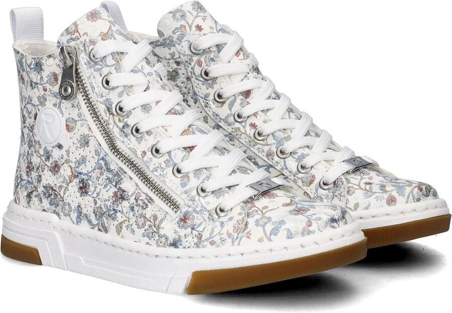 Rieker dames sneaker Wit multi - Foto 2