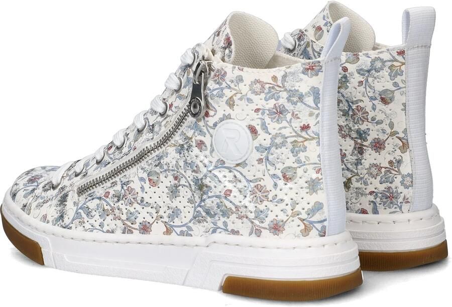 Rieker dames sneaker Wit multi - Foto 3