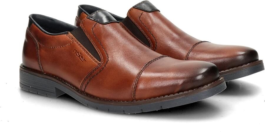 Rieker Heren Instapper Slipper Leer 13950-24 bruin - Foto 14