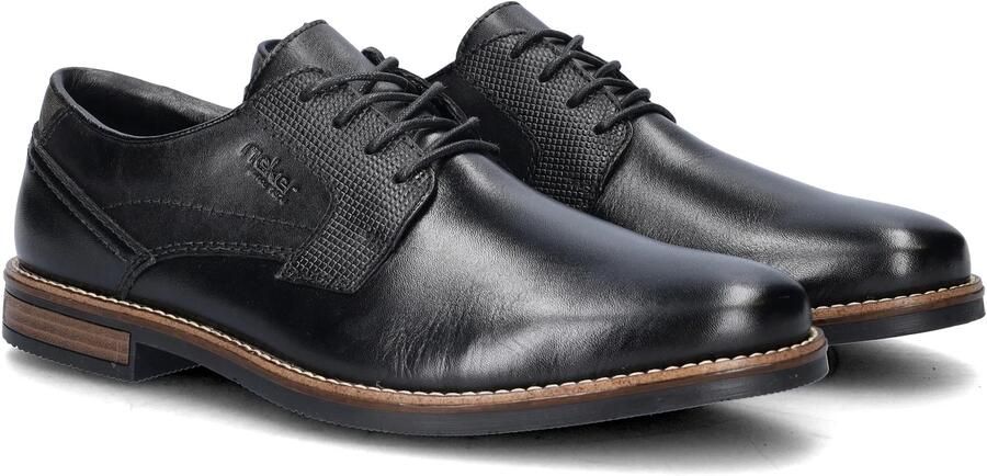 Rieker leren veterschoenen zwart - Foto 5