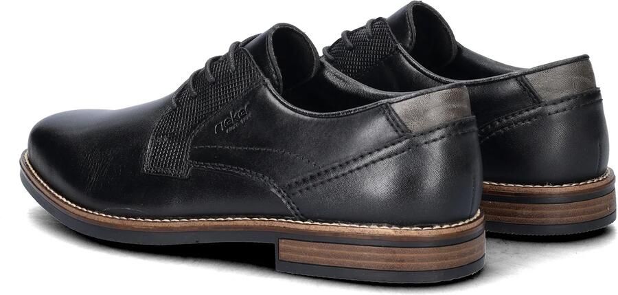 Rieker leren veterschoenen zwart - Foto 6