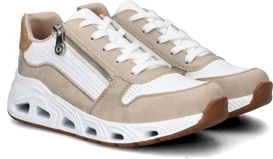 OTTO RIEKER Sport Sneakers met sleehak veterschoenen lage schoen vrijetijdssneaker met rits - Foto 8