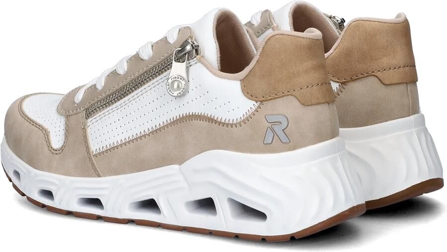 OTTO RIEKER Sport Sneakers met sleehak veterschoenen lage schoen vrijetijdssneaker met rits - Foto 9