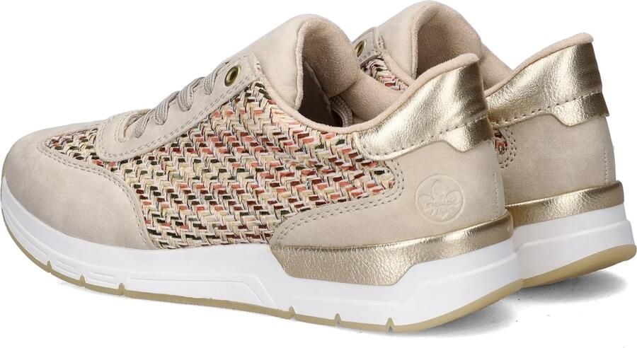 Rieker dames sneaker Beige multi - Foto 3