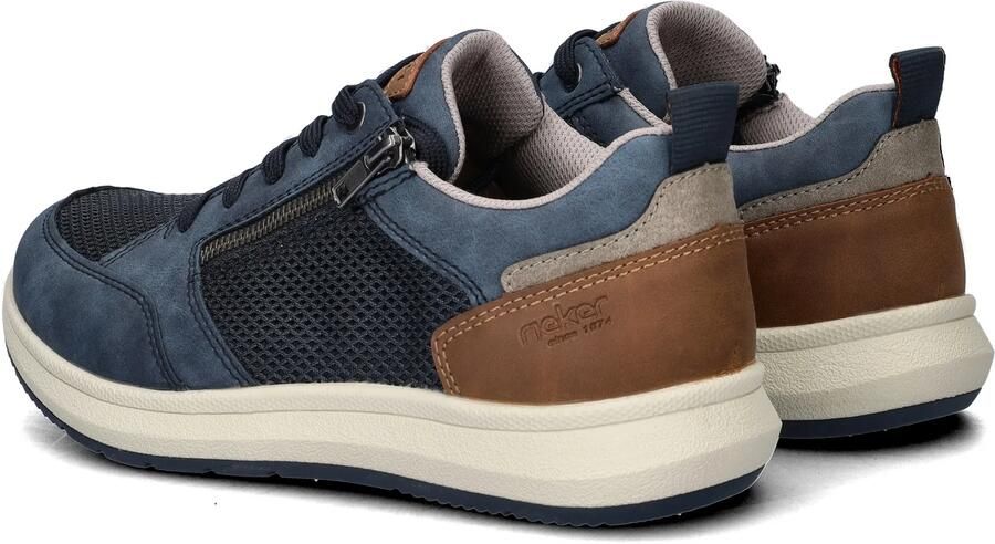 Rieker Sneakers lage schoen vrijetijdsschoen veterschoen met zij-rits - Foto 13