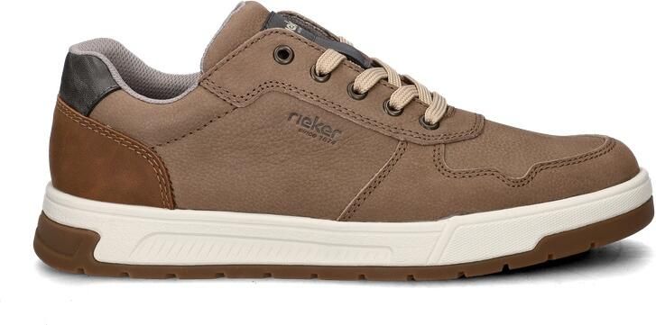 Rieker art 36024 64 heren sneaker veterschoen taupe - Foto 6