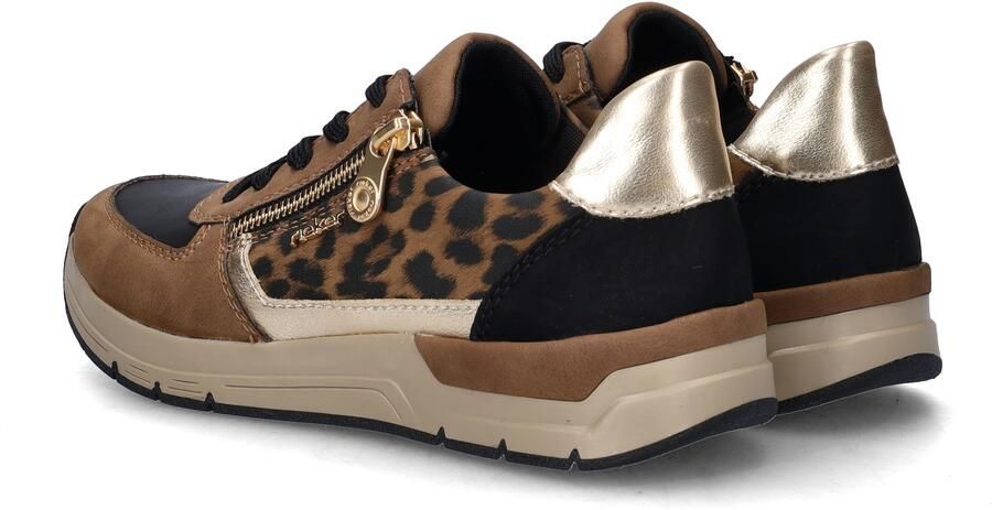 Rieker Sneakers vrijetijdsschoen veterschoen halfschoen met modieuze accenten - Foto 5