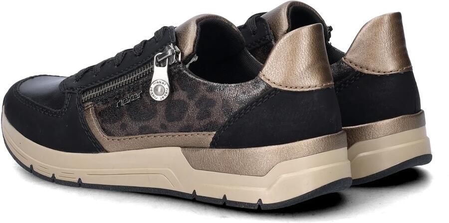 Rieker Dames Sneaker 58902-91 Zwart Combi - Foto 10