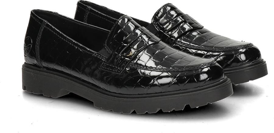Rieker Loafers slippers instapschoen college schoenmet kleine elastieken - Foto 5